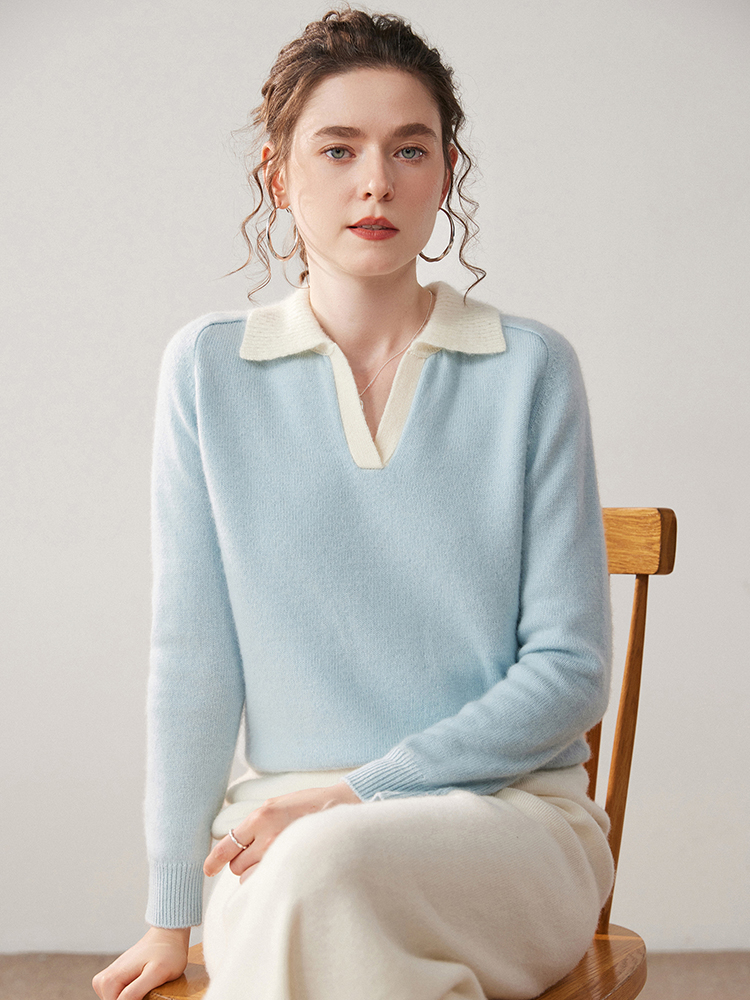 Winter Clothing Trends For Women - Jersey informal 100% de Cachemira para