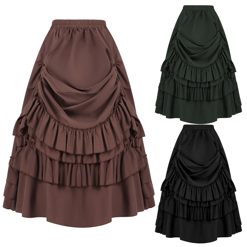 Winter Clothing Manufacturers - Falda Gótica Estilo Victoriano para Mujer,
