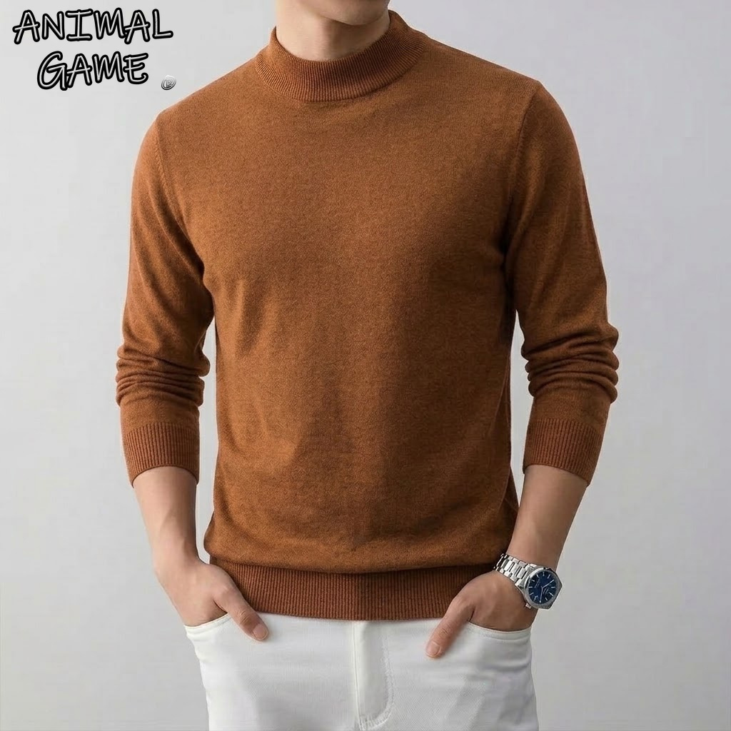 Winter Clothing Uae - Suéter de punto para hombre, cuello