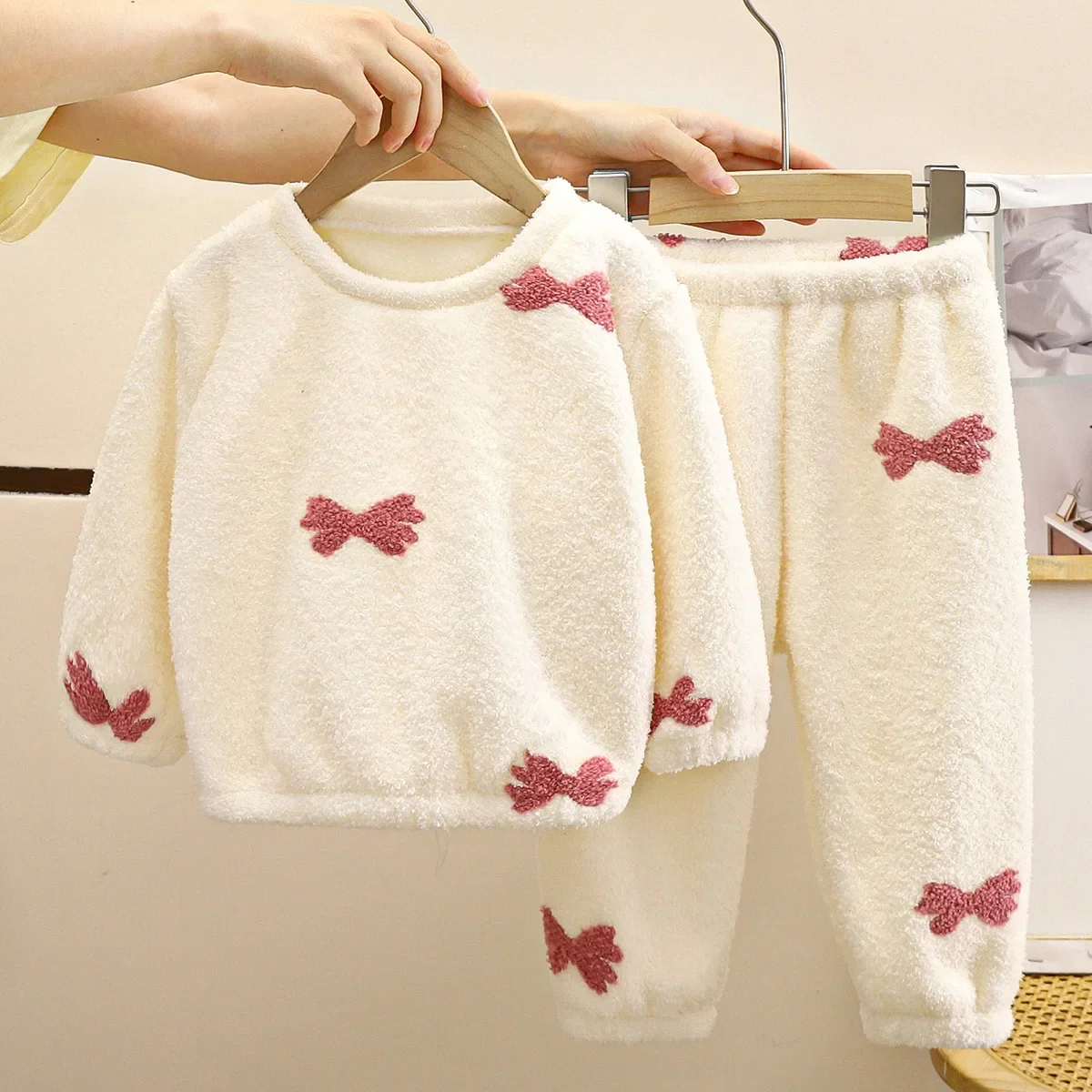 Winter Clothing For Baby Girl - Nuevos pijamas de lana gruesos y