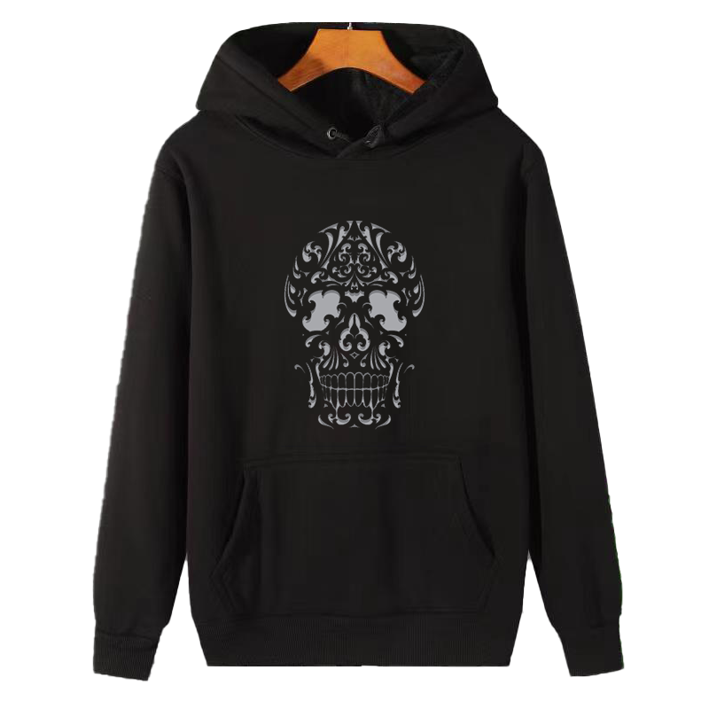 Winter Clothing Essentials For Men - Sudadera con Capucha Gráfica de Calavera