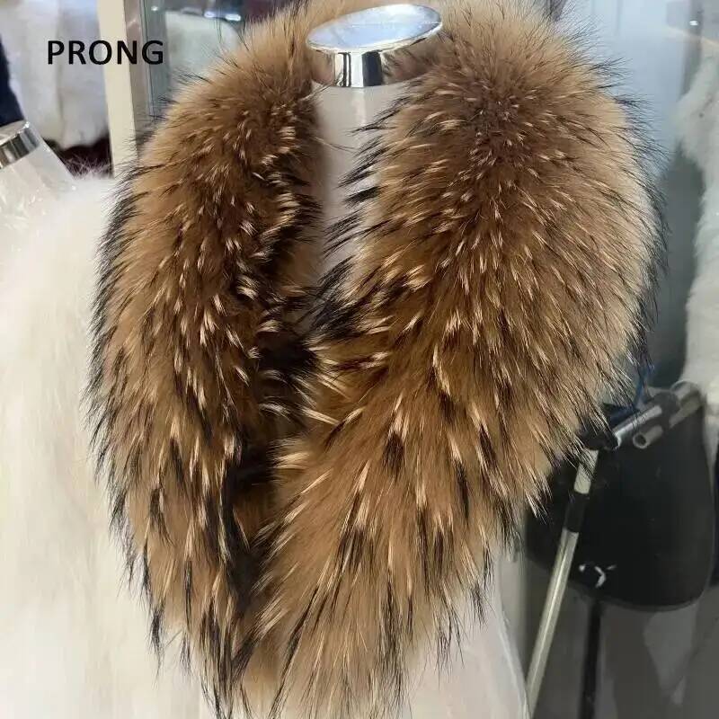 Bufanda de piel de mapache Nat - Winter Clothing Uae reseña y precio