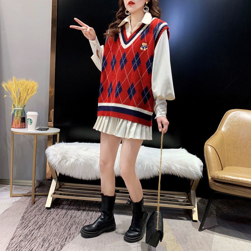 Chalecos de punto rojo para mu - Winter Clothing Trends For Women reseña y precio