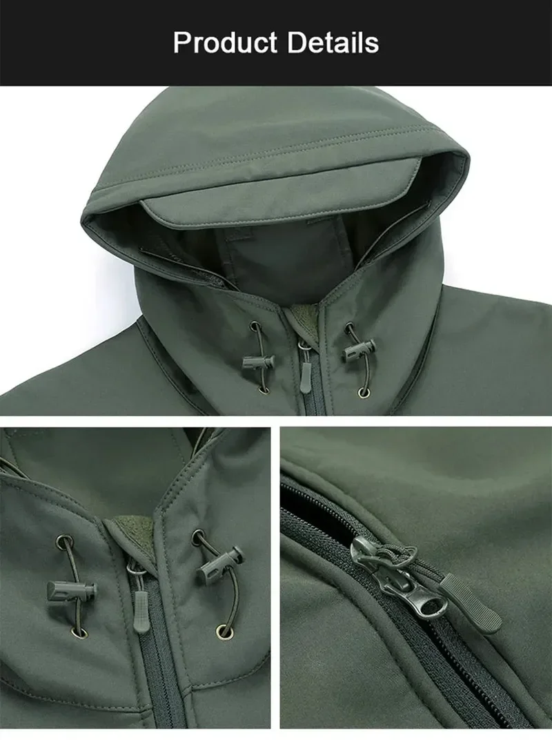 Uniforme táctico de camuflaje  - Windproof Jacket Softshell reseña y precio
