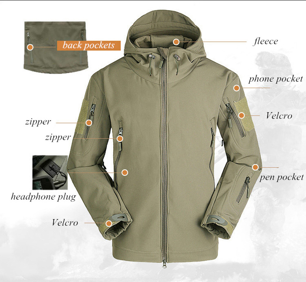 2025 piel de tiburón carcasa s - Windproof Jacket Softshell reseña y precio
