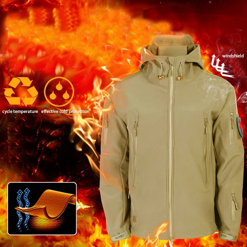Chaquetas tácticas de concha s - Windproof Jacket Softshell reseña y precio