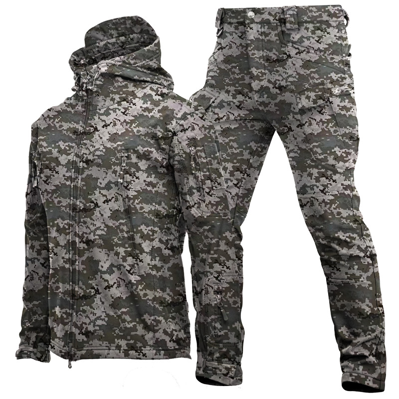 Conjunto de Traje de Camuflaje - Windproof Jacket Softshell reseña y precio