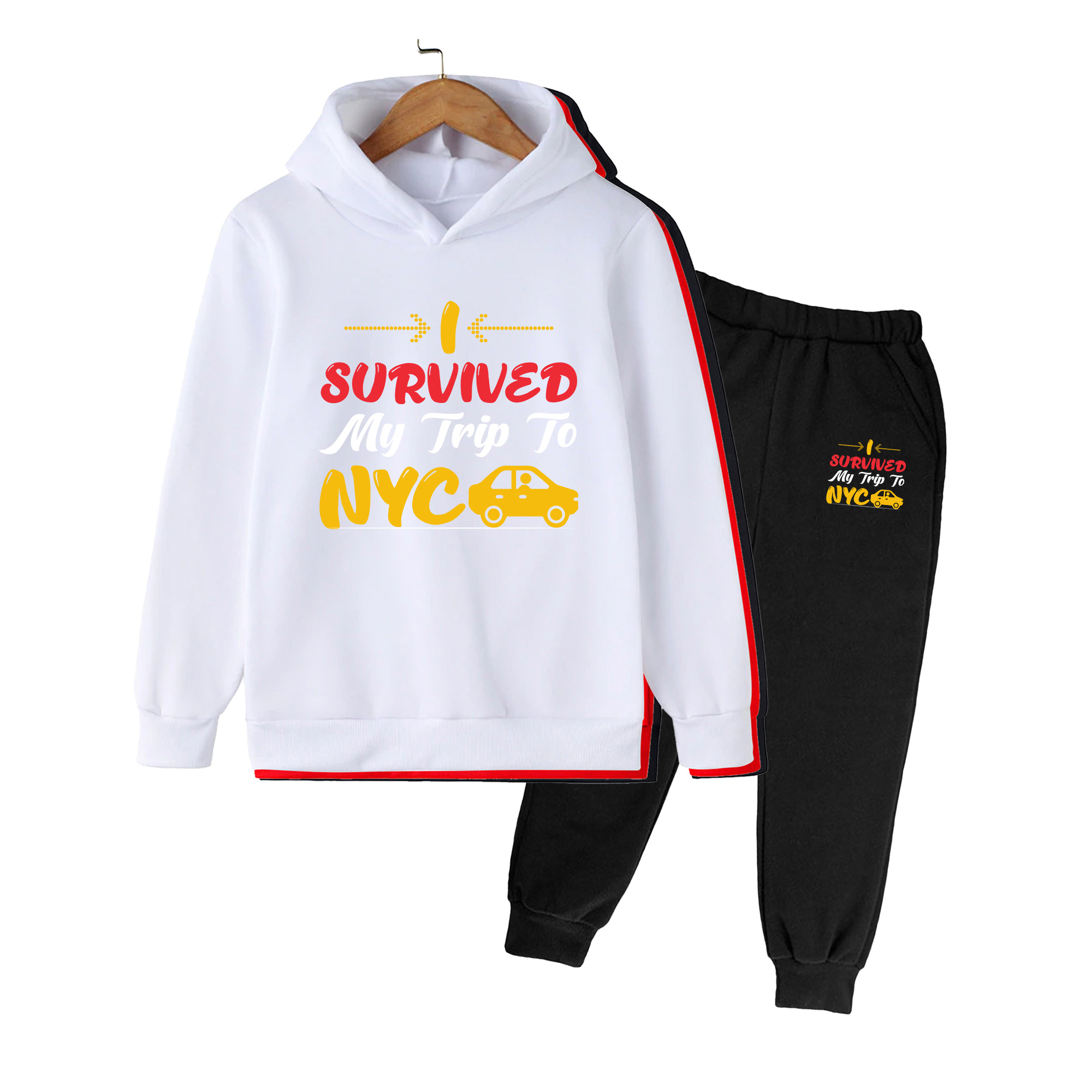 Conjunto de sudadera con capuc - Winter Clothing Nyc reseña y precio