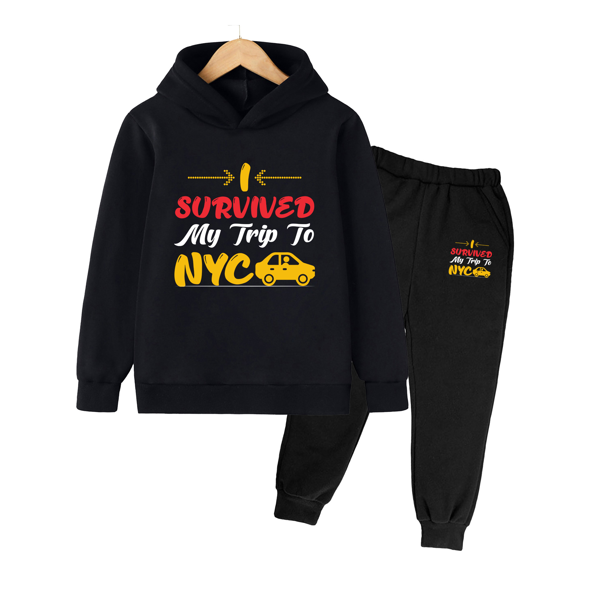Conjunto de sudadera con capuc - Winter Clothing Nyc reseña y precio