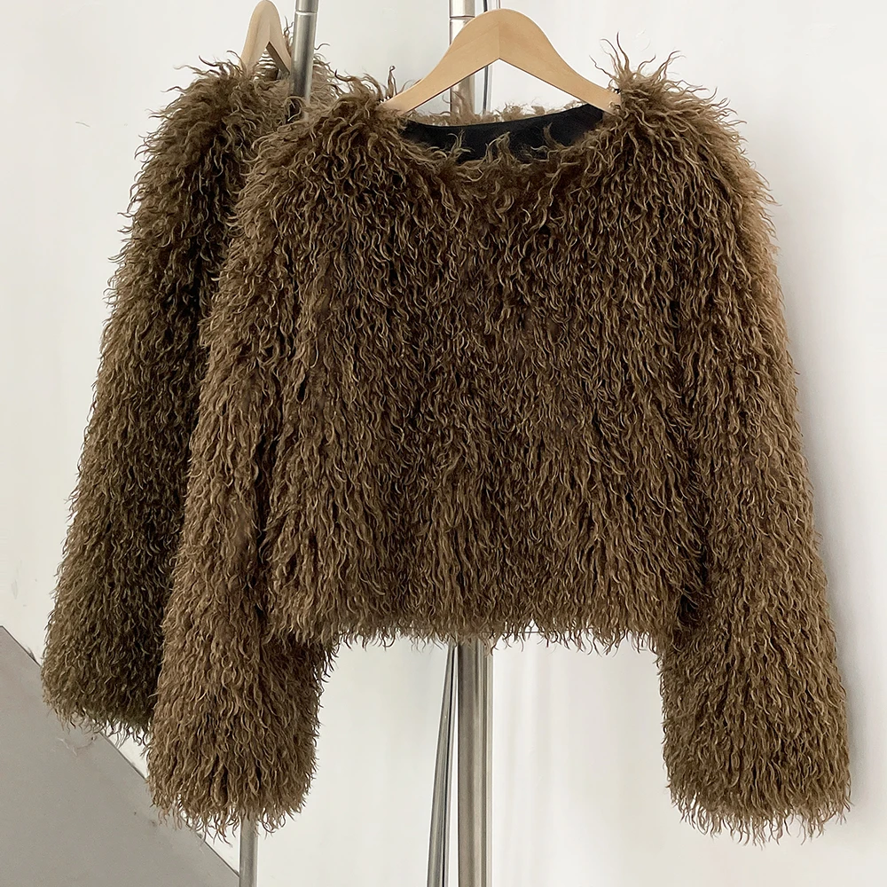Abrigo de Piel Sintética Ecoló - Winter Clothing Manufacturers reseña y precio