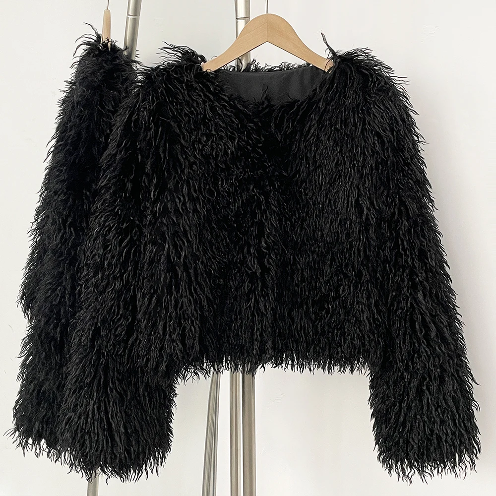 Abrigo de Piel Sintética Ecoló - Winter Clothing Manufacturers reseña y precio
