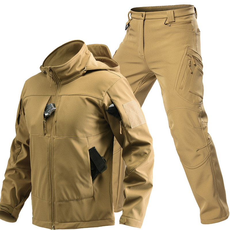 Chaquetas con Capucha de Piel  - Windproof Jacket Softshell reseña y precio