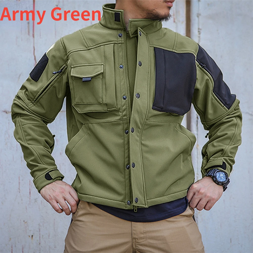 Conjuntos tácticos de piel de  - Windproof Jacket Softshell reseña y precio