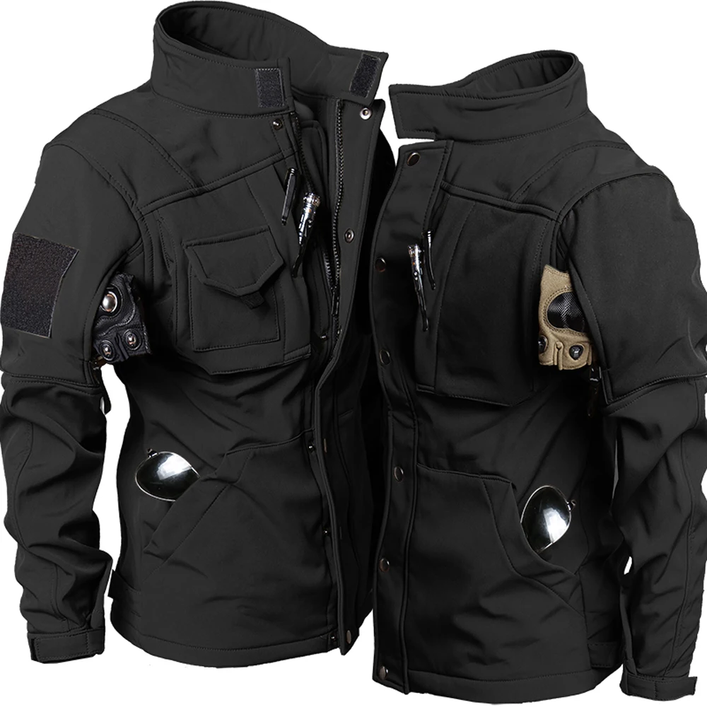 Conjuntos tácticos de piel de  - Windproof Jacket Softshell reseña y precio
