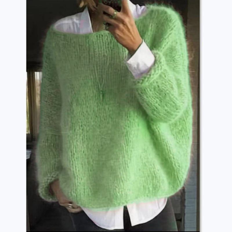 Suéter esponjoso para mujer, J - Winter Clothing Trends For Women reseña y precio