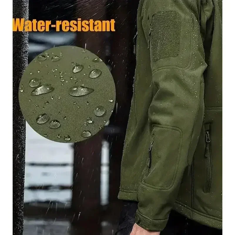 5XL 6XL CP Camuflaje Soft Shel - Windproof Jacket Softshell reseña y precio